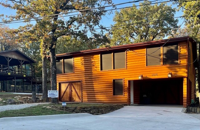 4Bdrm Cabin Firepit Walk to Beach Pets Ok Texoma