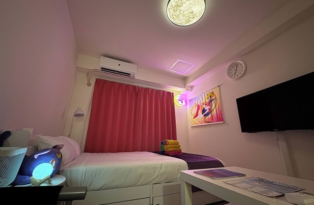 4min to Tameike Sanno stationPink Purple Magic Room3ppl - TRAVELERZ TOKYO AKASAKA/Minato-ku Tokyo