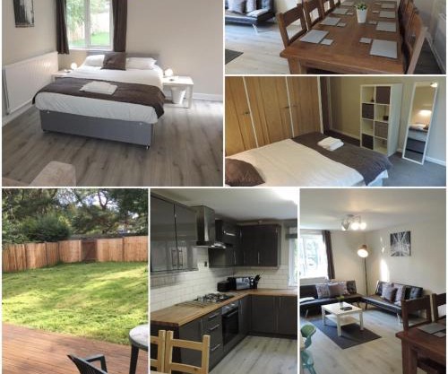 5 Bed Camberley Airport Accommodation