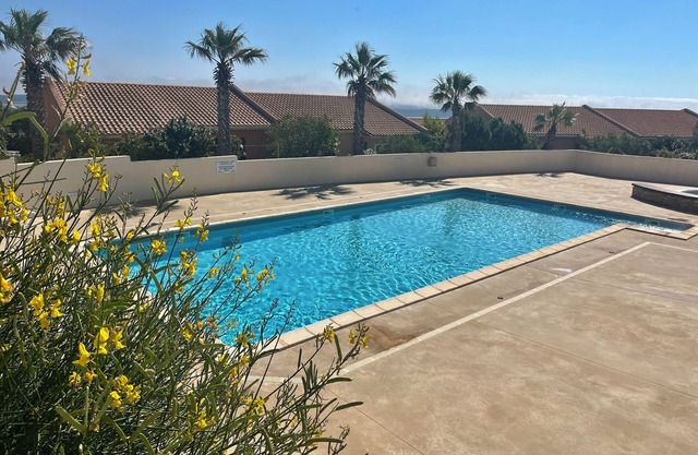 5* modern villa, panoramic sea view, heated pool, air con, WiFi, walk to village