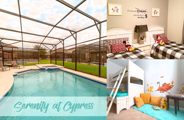 5BR,4BA villa minutes away from Disney – Sleeps 13