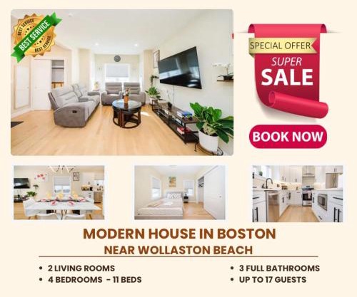 60-1 4BR Boston - Cozy New Apt near Franklin Park