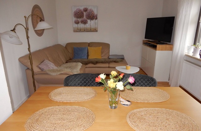 70sqm apartment with a large terrace, swimming areas and plenty of nature to relax