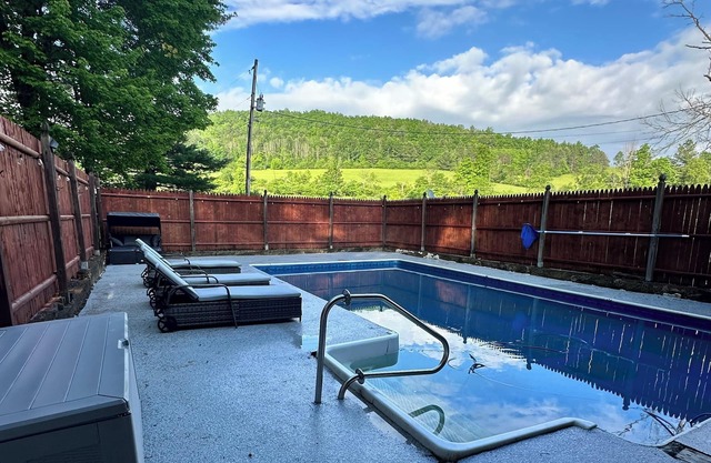 8 acres of peace and quiet by the pool in the south finger lakes regionnn