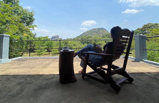 A comfortable bungalow in a village in the jungle