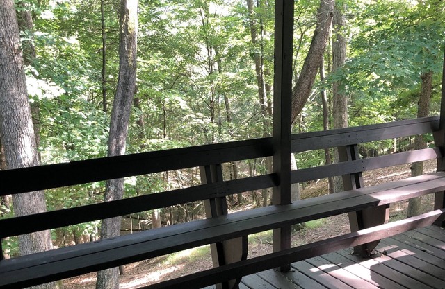 A cozy cabin snuggled in the mountains minutes away from Lost River State Park.