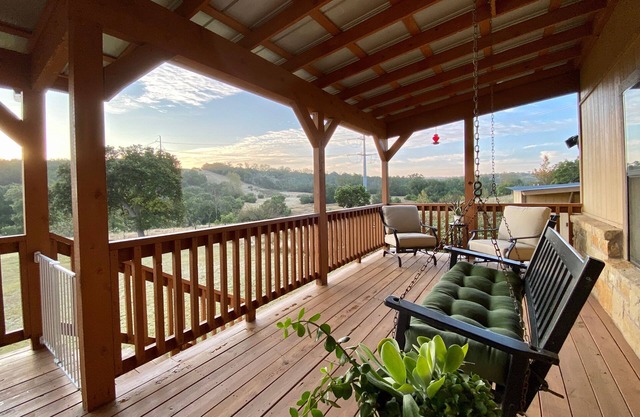 A cozy & charming, German-style home in the heart of the Texas Hill Country