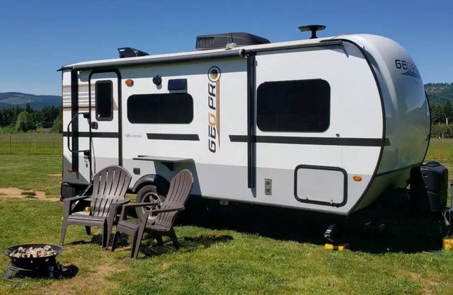 A Cozy Small Town Travel Trailer