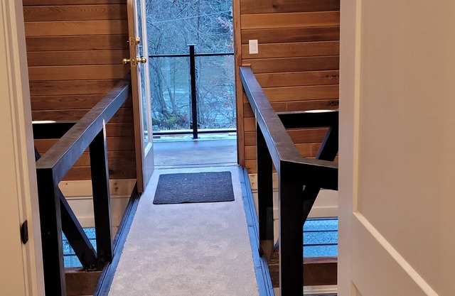 A-frame cabin in Historic Yale in a Gold panning Reserve on the Fraser River.