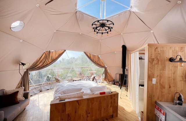 A large glamping facility with a maximum size of 2/Saihaku-gun Tottori