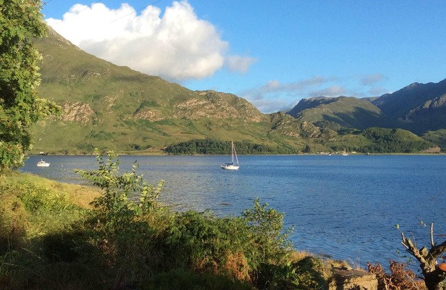 A loch side property with stunning views located in a walker's .
