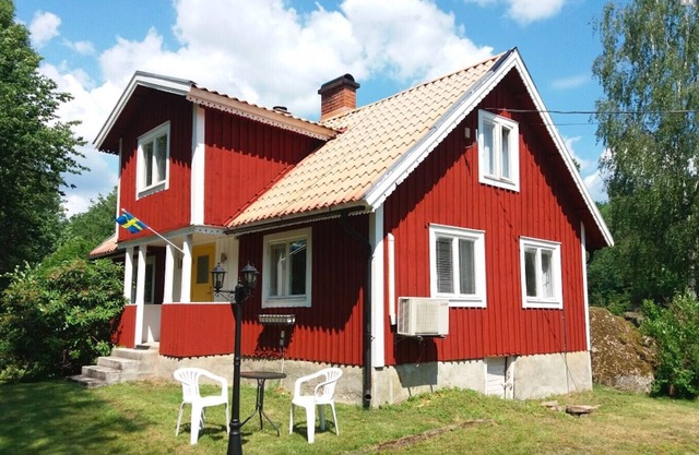 A natural paradise by a small lake in southern Sweden