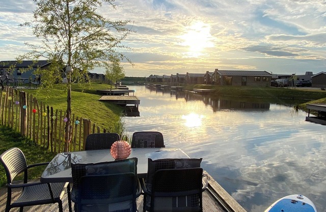 A New Holiday Home Chalet on a Lake in Kampen, Netherlands Holiday with Children