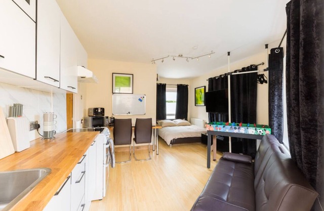 A private studio apartment in Birmingham