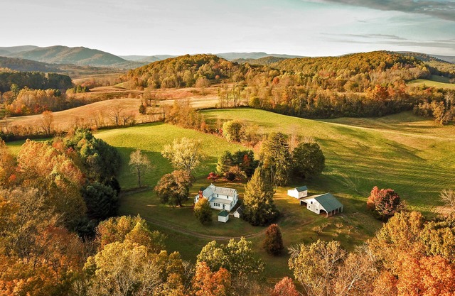 A quiet, lovely old farm on a beautiful piece of land near Shenandoah Park