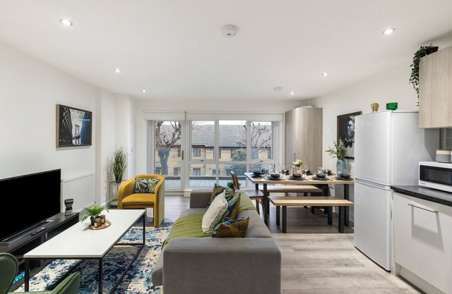 A Splash of Color: Spacious & Funky 3-BR Flat