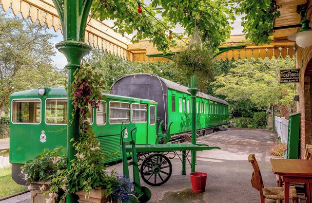 A truly beautiful train conversion, a stone’s throw from the River Test.