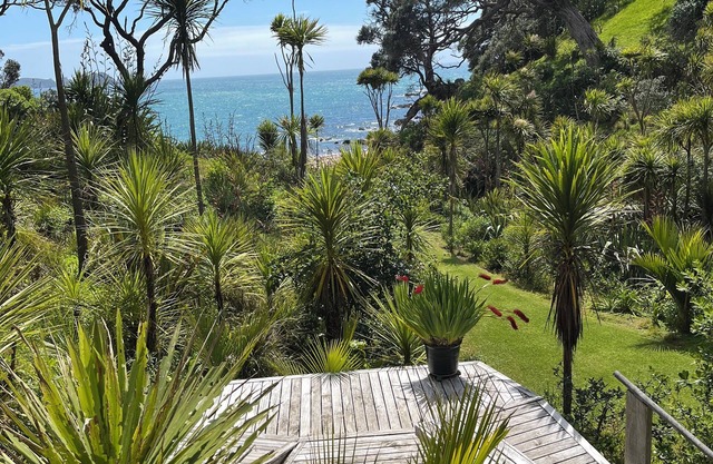 Absolute waterfront, private paradise. Native gardens, abundant bird life.