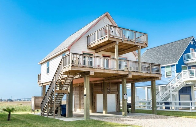 Adorable Beach A-Frame, 2 Decks & Water Views!
