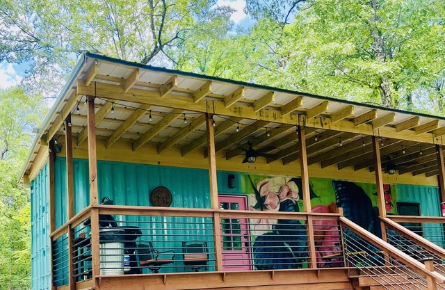 Adorable secluded Shipping Container near Bufffalo National River