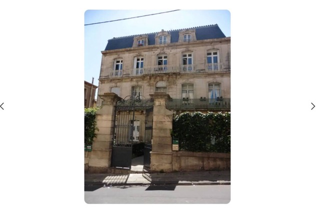 Air-conditioned F3 apartment in Maison de Maitre with garden in town center