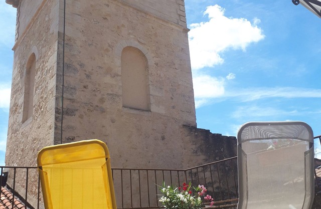 Air-conditioned stone village house with large terrace