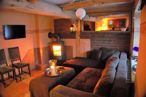 Altes Landhaus Oste, Klavier Appartement, 2 Zimmer mit Kamin
