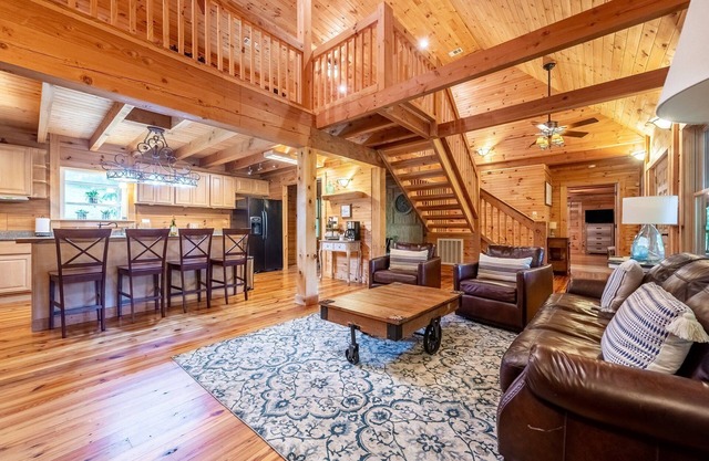 Amazing log cabin,12 min to Arrington Vineyards, 28 min to Nashville downtown.