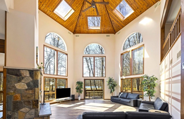 Amazing Modern Lakefront Chateau in prime Pocono location