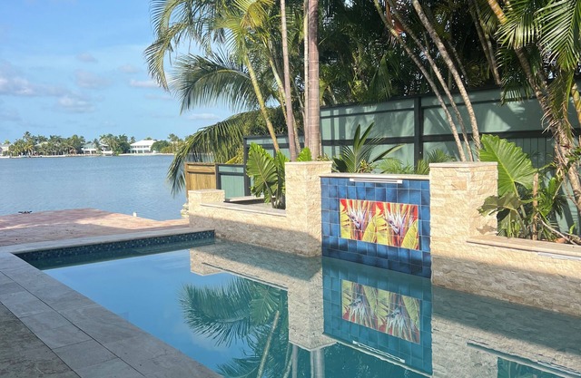 Amazing Waterfront Home with Fabulous Pool and Sunset Viewsn