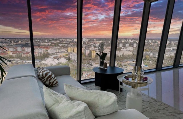 Apartament White Sky 20 Hanza Tower- Free parking