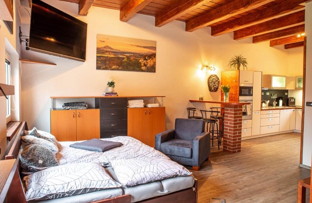 Apartmán na okraji města s vlastním parkováním