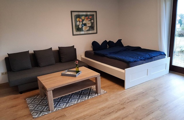 Apartment 'Am Dorfweiher' with Private Terrace, Private Garden and Wi-Fi