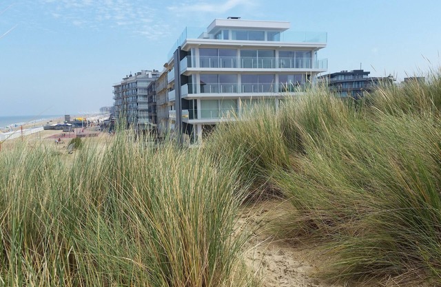 Apartment facing the sea with balcony, very bright with garage