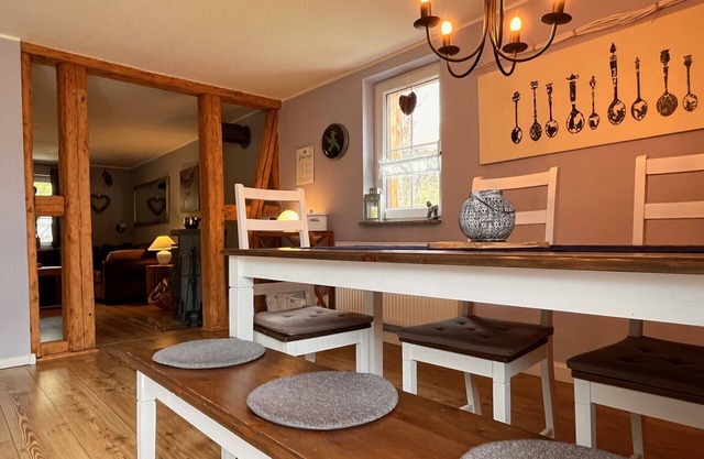 Apartment 'Ferienwohnung Hexenstube 2' with Balcony and Wi-Fi