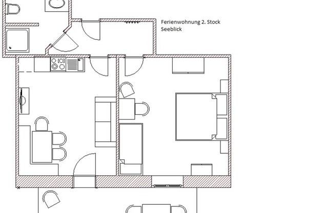 Apartment Lake View 2. Stock - Pension Winter Am Irrsee 4 Edelweiss