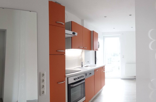 Apartment Niemann 3 - large kitchen with terrace