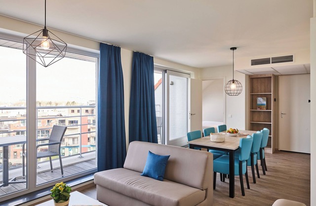 Apartment with balcony, close to the harbour