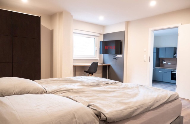 Apartment with kitchen and bathroom