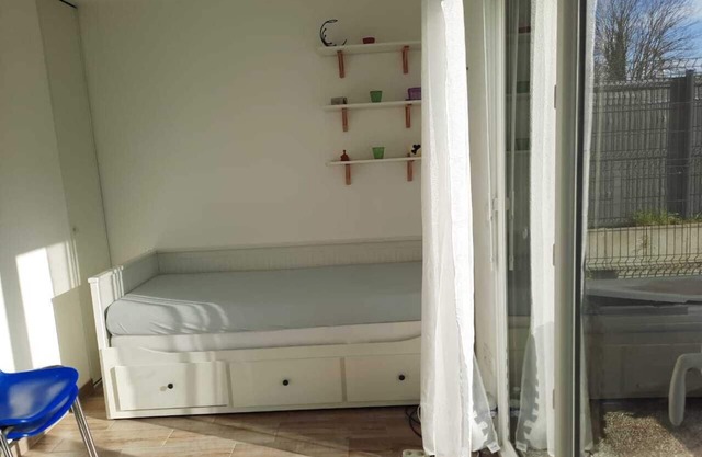 Apartment with garden 5 minutes from the LAC and CASINO D'ENGHAIN-LES-BAINS