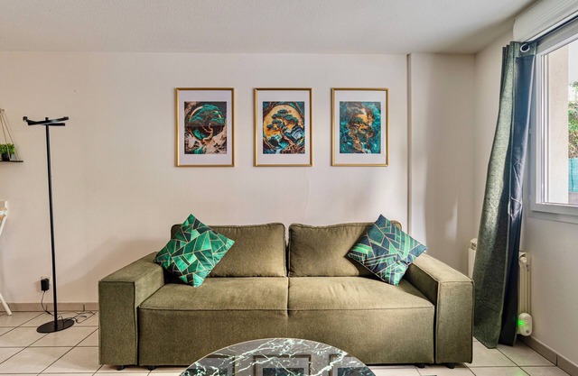 Appartement entier à 5’ de la Gare d’Annemasse - Geneva, Comfortable 50 sqm Appartment