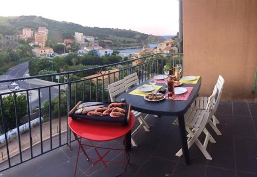 Appartement panoramique à Banyuls-sur-Mer, vue mer et montagne