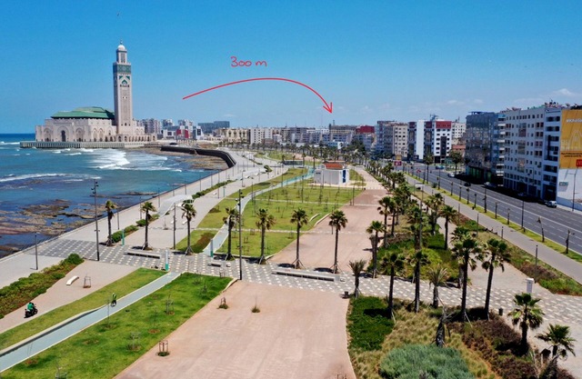 Appt 2 Chambres Près de L'océan et la Mosquée Hassan II