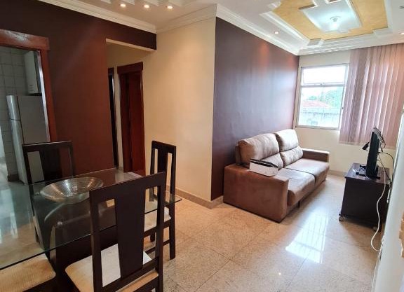 Apto 2 quarto completo com vaga centro contagem