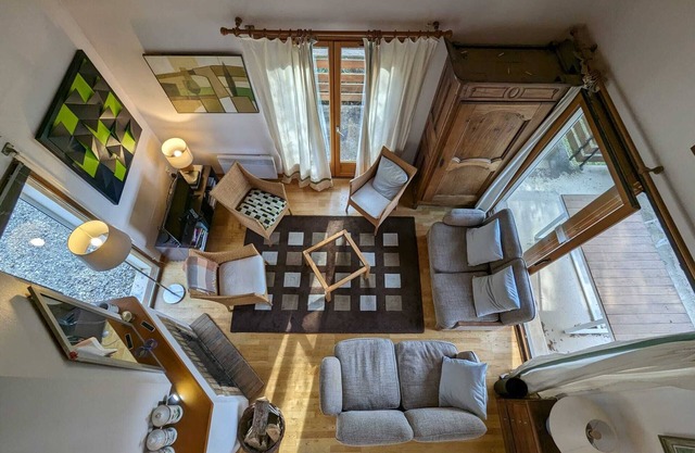 Architect-designed house with contemporary charm in Talloires overlooking Lake Annecy