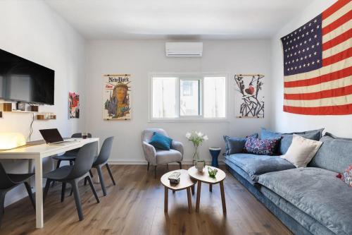 Artistic 2BR Apt w Balcony in Florentin Center by Sea N' Rent