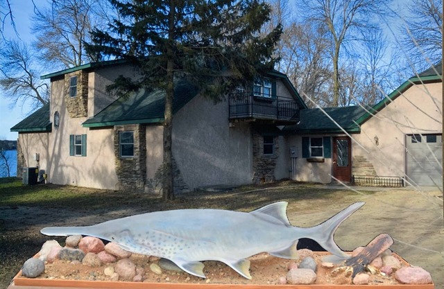 ARTISTS & ANGLERS INN - game room - home of Madison Lake Paddlefish!