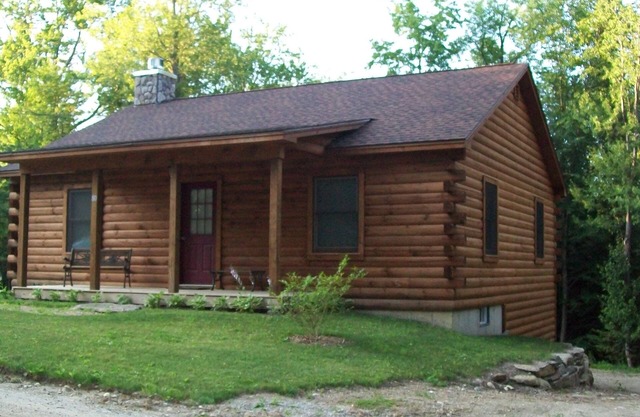 Ashmere Lake Log Cabin with privacy/2 Bedrooms/3 night minimum