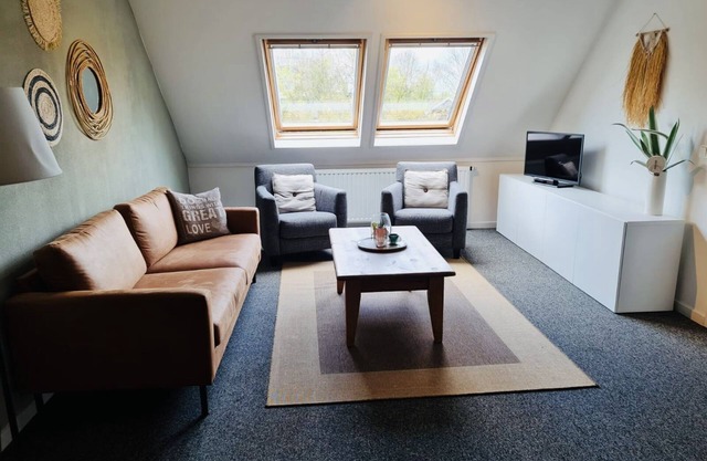 Attractive apartment with bedroom in completely converted farmhouse