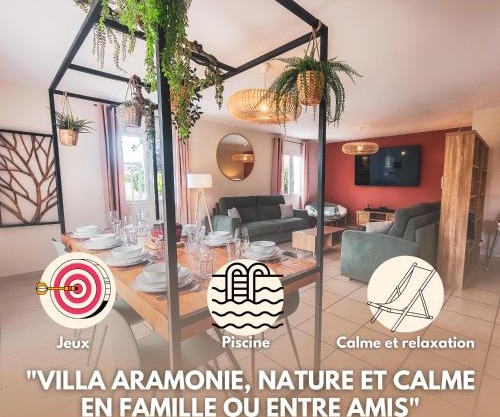 Au cœur des vignes, Villa Aramonie, Piscine privée